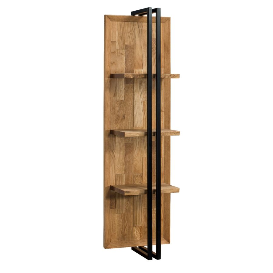 panel-scienny-z-3-polkami-z-litego-drewna-debu-szczotkowanego-olejowany-w-stylu-nowoczesnym