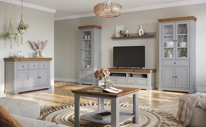 Kolekcja mebli sosnowych Marone Elite Grey