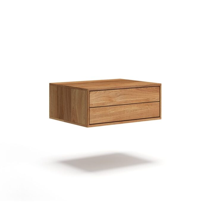 szafka-nocna-wiszaca-drewniana-debowy-sen-sora-lite-drewno-debowe-2-szuflady